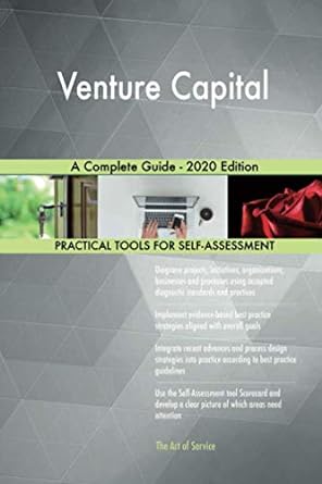 venture capital a complete guide 2020 edition 1st edition gerardus blokdyk 1867342383