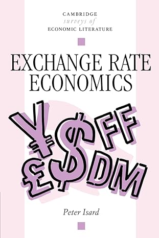 exchange rate economics 1st edition peter isard 0521466008, 978-0521466004