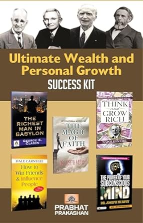ultimate wealth and personal growth success kit set of 5 books the magic of faith/how to win friends and