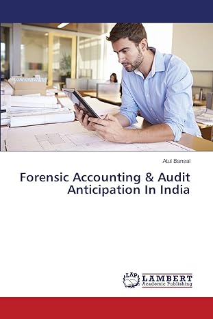 forensic accounting and audit anticipation in india 1st edition atul bansal 3330334592, 978-3330334595
