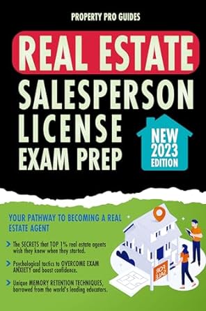 real estate salesperson license exam prep your pathway to becoming a real estate agent tailored study guide
