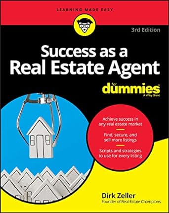 success as a real estate agent for dummies 3rd edition dirk zeller 111937183x, 978-1119371830
