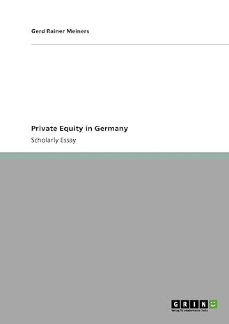 private equity in germany 1st edition gerd rainer meiners 3638943410, 978-3638943413