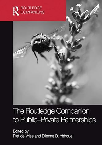 the  companion to public private partnerships 1st edition piet de vries ,etienne b. yehoue 1032242779,