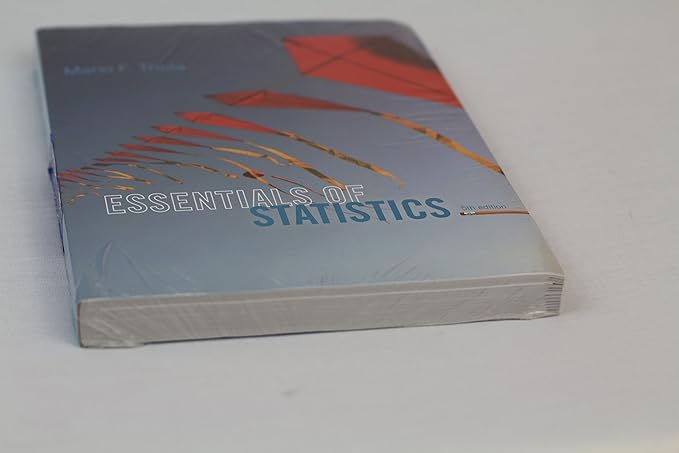 essentials of statistics 5th edition mario f triola 0133864960, 978-0133864960