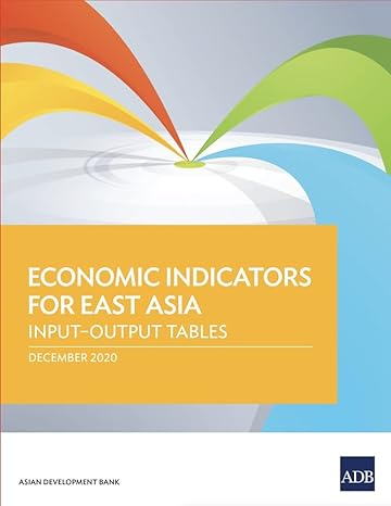 Economic Indicators For East Asia Input Output Tables