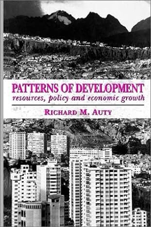 patterns of development resources policy and economic growth 1st edition richard m auty 0340595027,
