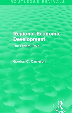 Regional Economic Development The Federal Role