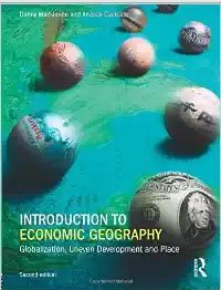 introduction to economic geography globalization uneven development and place 2nd edition cumbers mackinnon