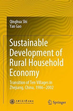 sustainable development of rural household economy transition of ten villages in zhejiang china 1986 2002 1st
