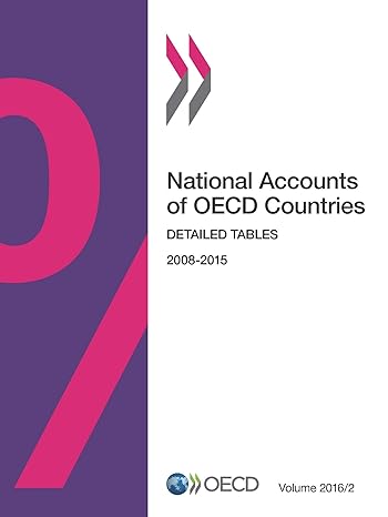 national accounts of oecd countries volume 20 issue 2 detailed tables edition 20 1st edition oecd