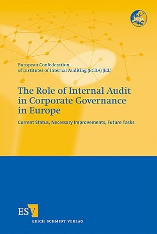 the role of internal audit in corporate governance in europe current status necessary improvements future