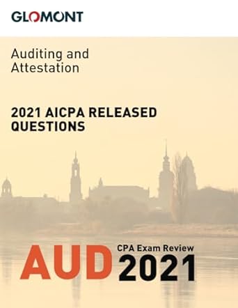 2021 aicpa released questions auditing and attestation 1st edition glomont b09xzcy6ld, 979-8800932157