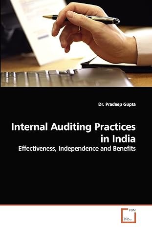 internal auditing practices in india effectiveness independence and benefits 1st edition dr pradeep gupta
