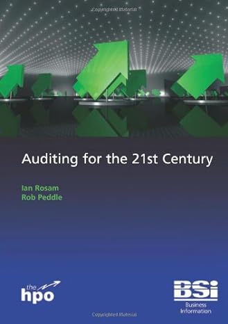 auditing for the 21st century 1st edition ian rosam 0580481468, 978-0580481468