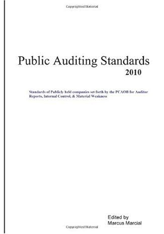public auditing standards 1st edition em publications ,marcus marcial 1450535305, 978-1450535304
