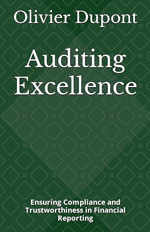 auditing excellence ensuring compliance and trustworthiness in financial reporting 1st edition olivier dupont