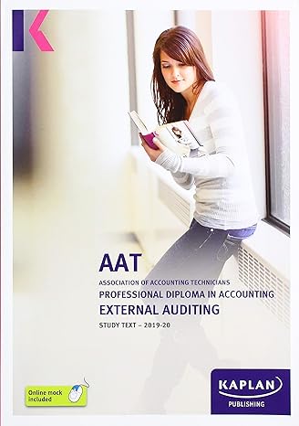 external auditing study text 1st edition kaplan publishing 1787405214, 978-1787405219