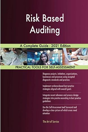 risk based auditing a complete guide 2021 edition 1st edition the art of service risk based auditing