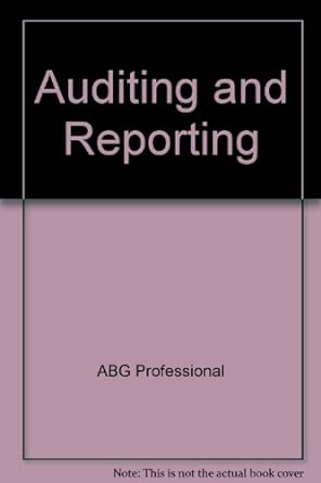 auditing and reporting 1st edition abg professional 1853555835, 978-1853555831
