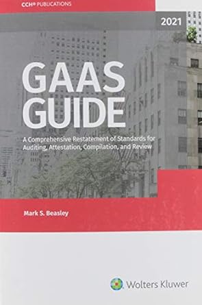 gaas guide 2021 a comprehensive restatement of standards for auditing attestation compilation and review 1st