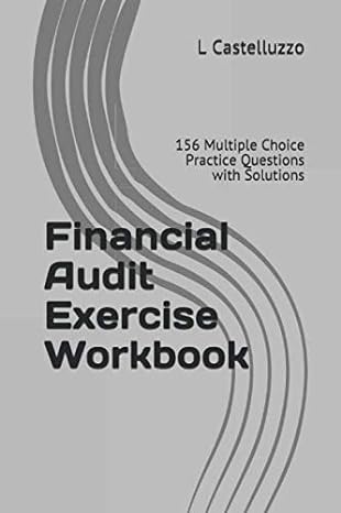 financial audit exercise workbook 156 multiple choice practice questions with solutions 1st edition l