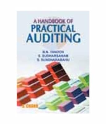 s chand a hand book of practical auditing rev edition b n tandon ,s sudharasanam 8121920418, 978-8121920414