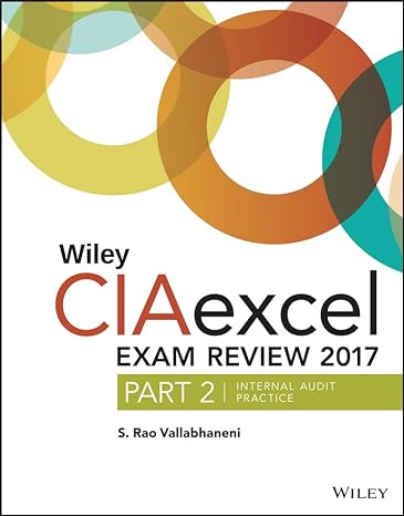 Wiley Ciaexcel Exam Review 2017 Part 2 Internal Audit Practice