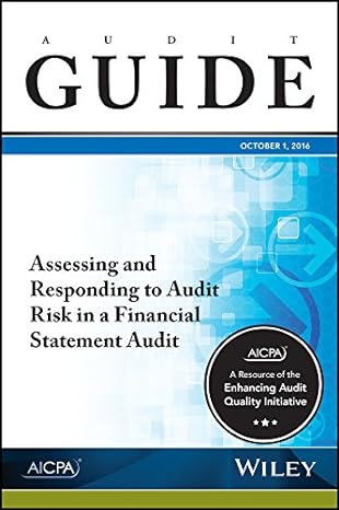 assessing and responding to audit risk in a financial statement audit october 2016 2nd edition aicpa