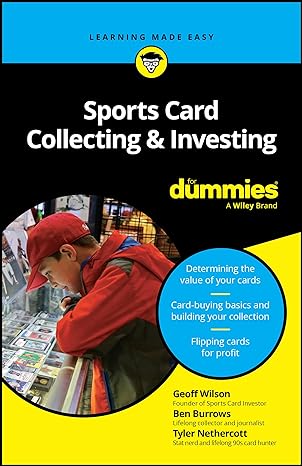 sports card collecting and investing for dummies 1st edition geoff wilson ,ben burrows ,tyler nethercott