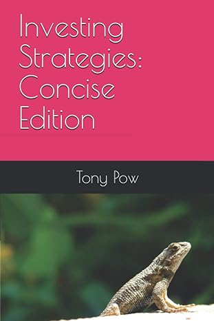 investing strategies concise edition tony pow 1707547319, 978-1707547319