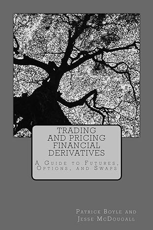 trading and pricing financial derivatives a guide to futures options and swaps 1st edition patrick boyle