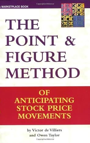 the point and figure method of anticipating stock price movements 2000th edition victor de villiers ,owen