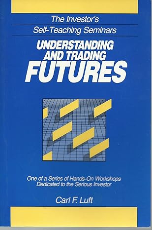 understanding and trading futures 1st edition carl f luft 1557381518, 978-1557381514