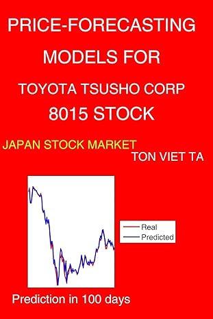 price forecasting models for toyota tsusho corp 8015 stock 1st edition ton viet ta b08bw84cwd, 979-8657369243