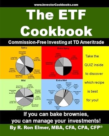 the etf cookbook commission free investing at td ameritrade 1st edition r ron elmer 1463700946, 978-1463700942