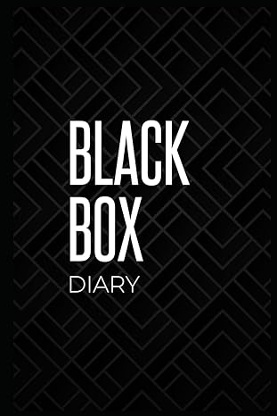 black box diary insider knowledge on how to profit from options algorithmically 1st edition vincent bisette