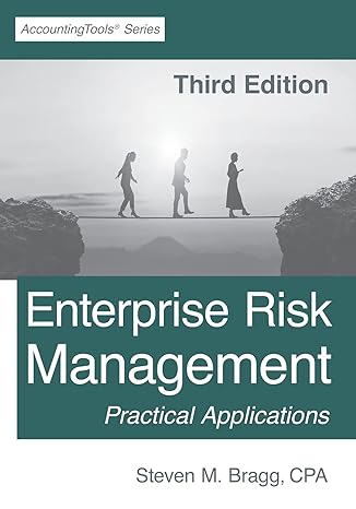 enterprise risk management 3rd edition steven m bragg 1642210684, 978-1642210682