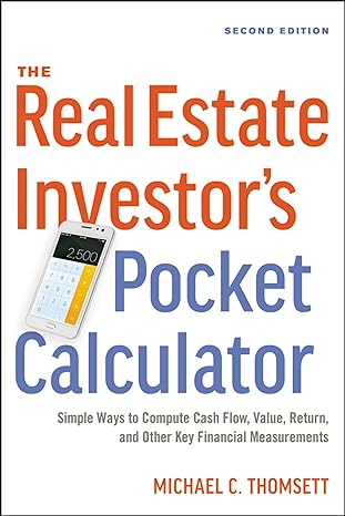 the real estate investors pocket calculator simple ways to compute cash flow value return and other key