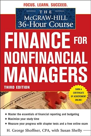 the mcgraw hill 36 hour course finance for non financial managers 3/e finance for non financial managers 3/e