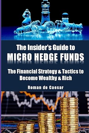 the insiders guide to micro hedge funds the financial strategy and tactics used by the one percent to become