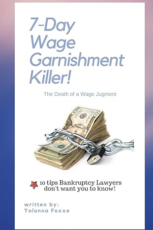 7 day wage garnishment killer the death of a wage judgment 1st edition yolonna foxxe 1726075214,