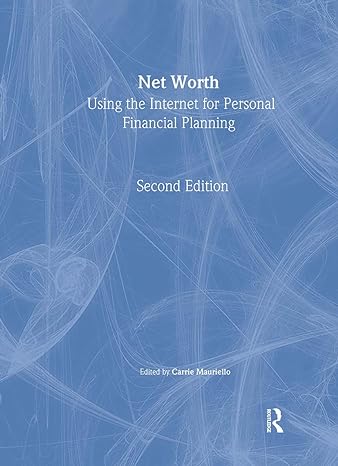 net worth using the internet for personal financial planning 1st edition carrie mauriello 1884133835,