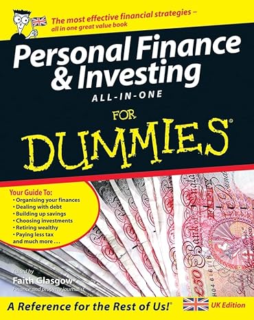 personal finance and investing all in one for dummies 1st edition faith glasgow 0470515104, 978-0470515105