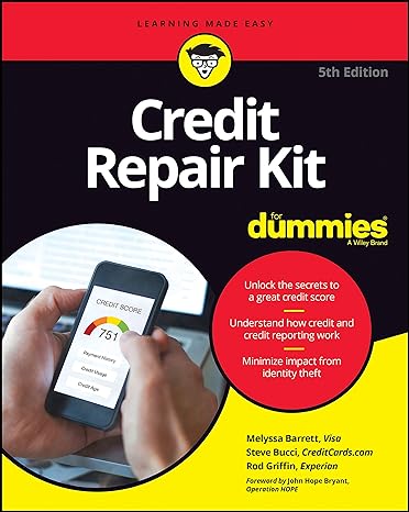 credit repair kit for dummies 5th edition melyssa barrett ,stephen r bucci ,rod griffin 1119771064,