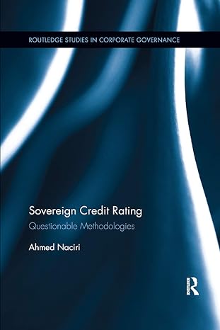 Sovereign Credit Rating Questionable Methodologies