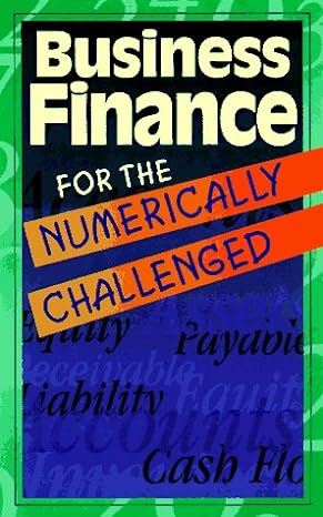 business finance for the numerically challenged 1st edition career press inc staff career p 1564143147,