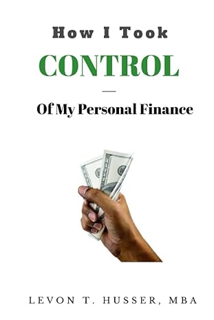 how i took control of my personal finance 1st edition levon t husser mba b09hg6kn6f, 979-8489813617