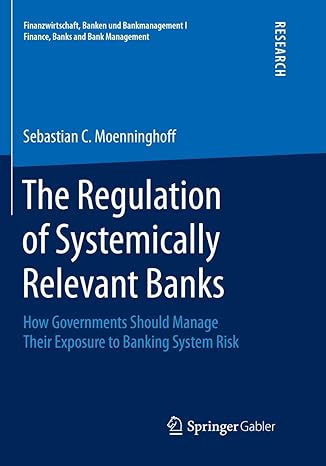 the regulation of systemically relevant banks how governments should manage their exposure to banking system