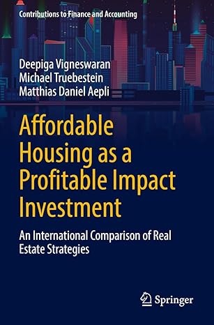 affordable housing as a profitable impact investment an international comparison of real estate strategies